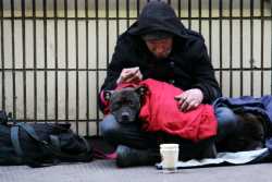Muž bez domova, unsplash.com, Nick Fewings