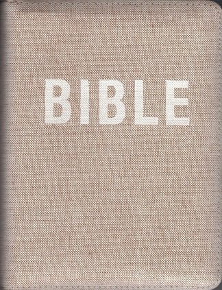 Bible ČEP malá šedá zip