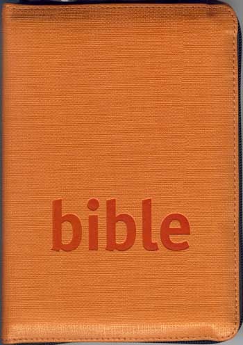 Bible ČSP,se zipem oranžová